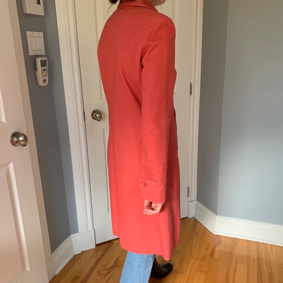 Smart Set coral light trench coat thick cotton - Picture 4 of 11